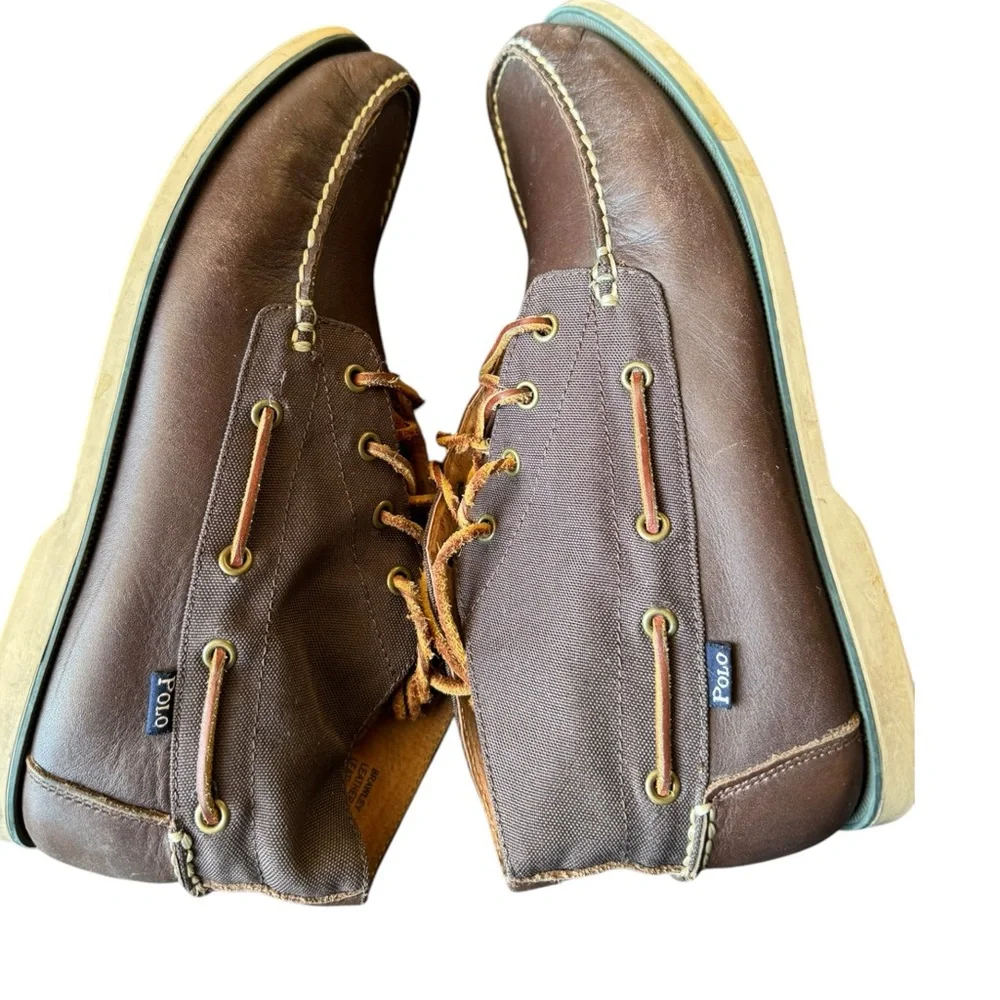 Polo by Ralph Lauren Men's Brawley lace up ankle boot size 11